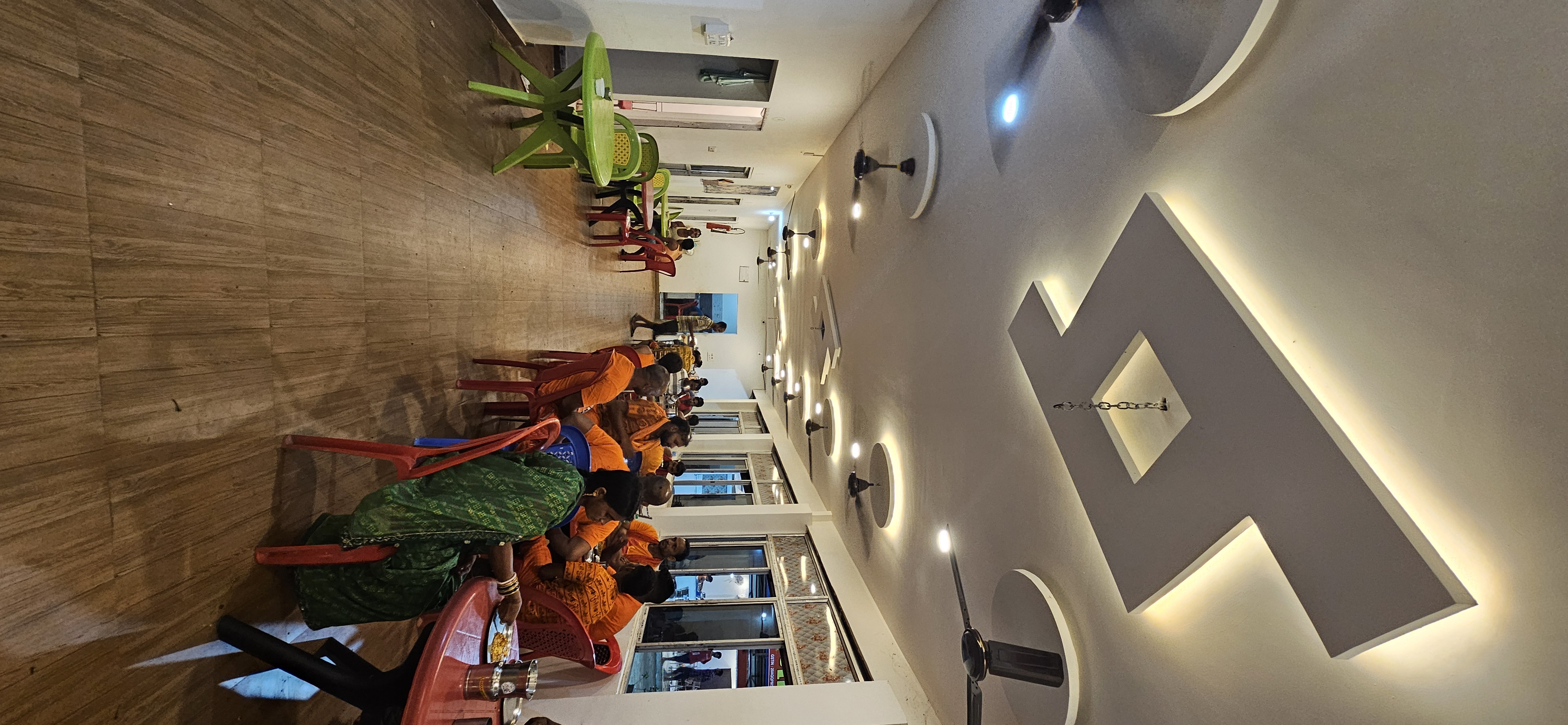 Dining hall with traditional decor